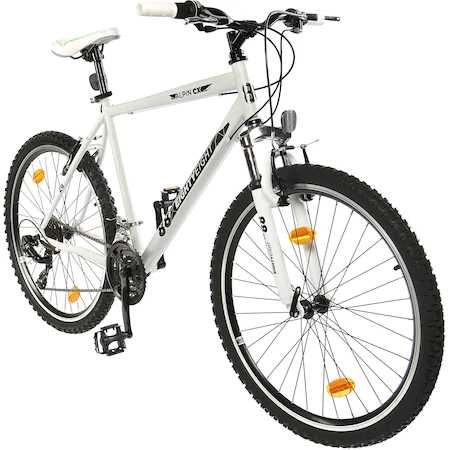 Bicicleta MTB 88 alpin cx, roti 26", cadru aluminiu, 21 viteze gri