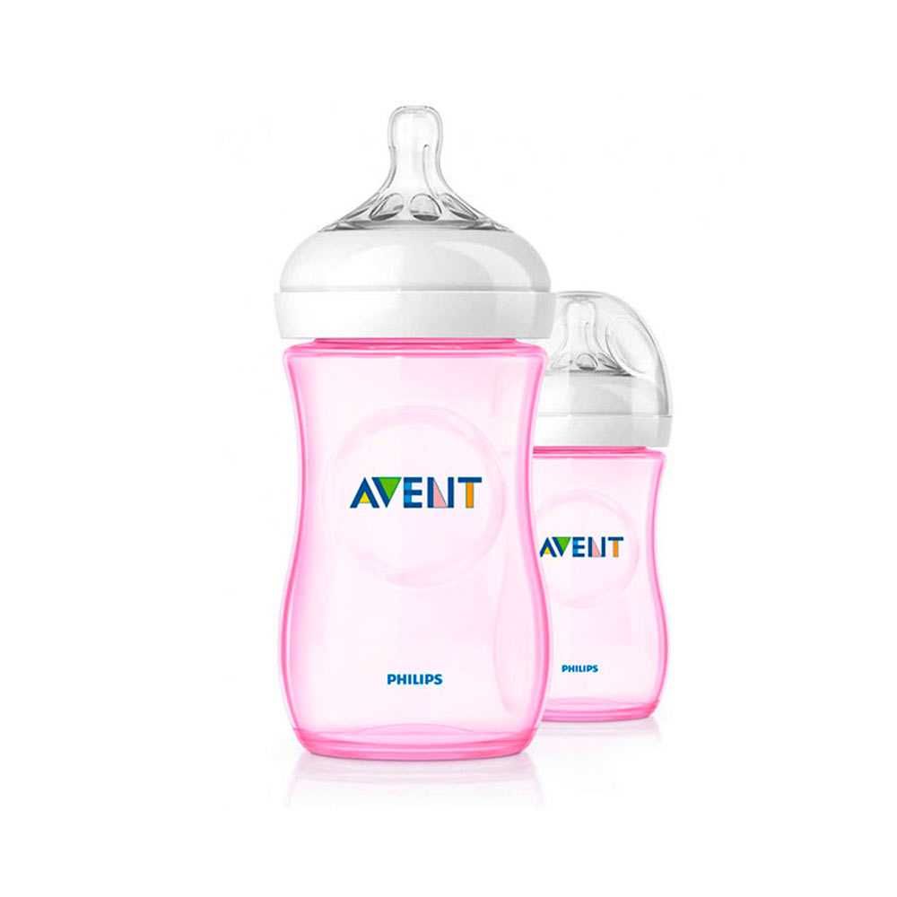 Бутылочка Philips Avent Natural , 260ml, Розовые, 1 шт