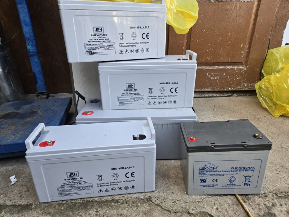 Bateria AGM 12V 105Ah  rulota panouri solare barca UPS