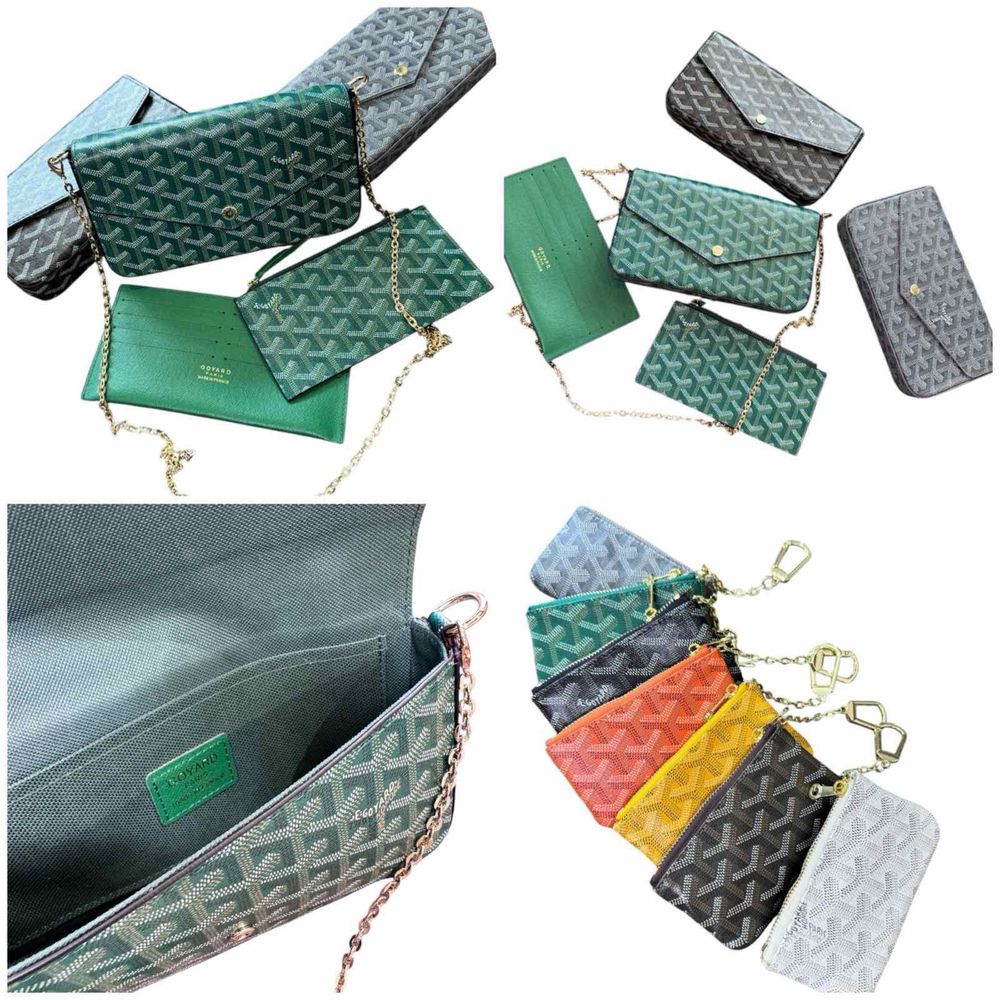 Портмонета от еко кожа Goyard , Chanel , LV ,
