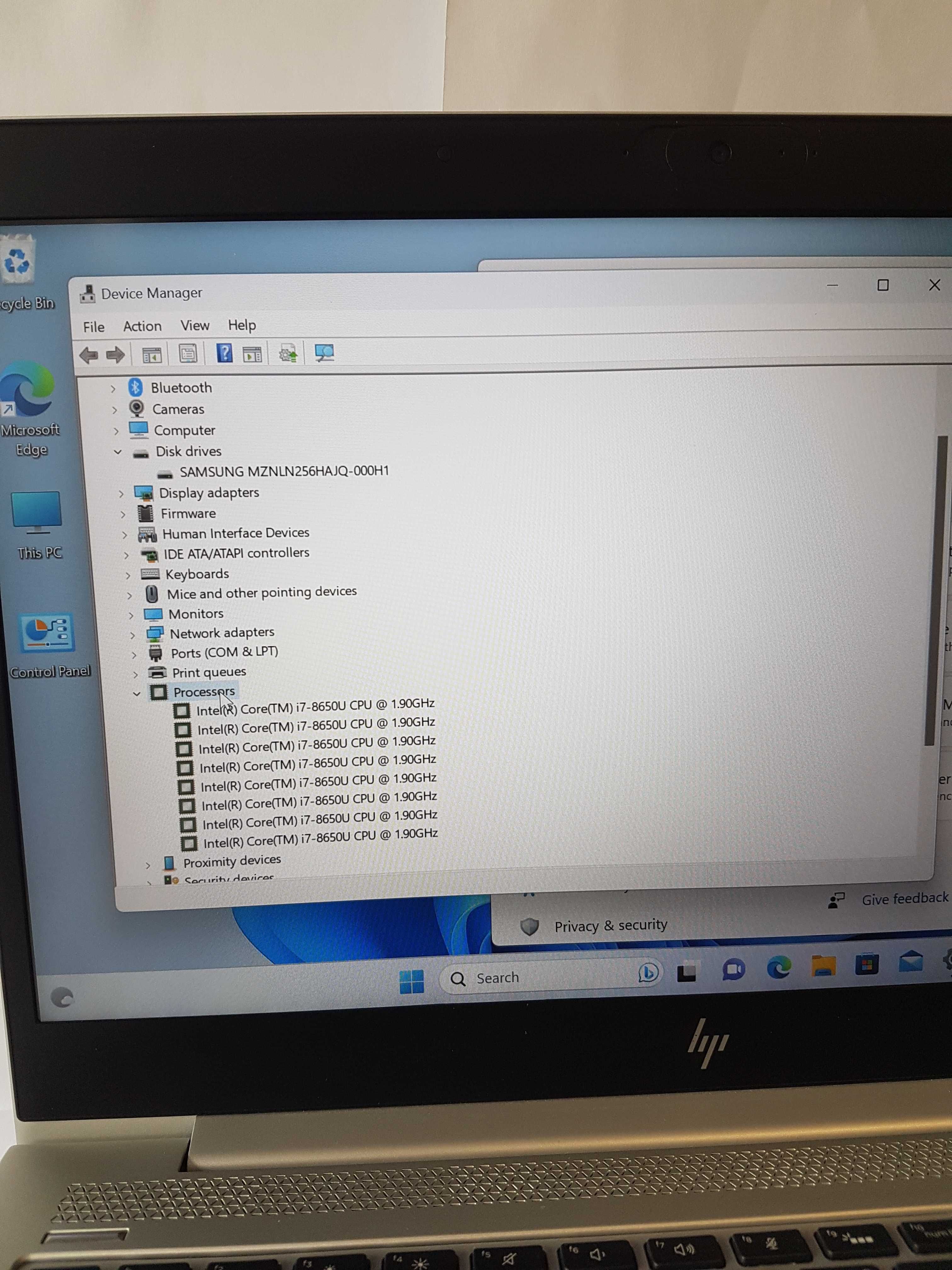 Laptop HP Elitebook 840 G5 i7