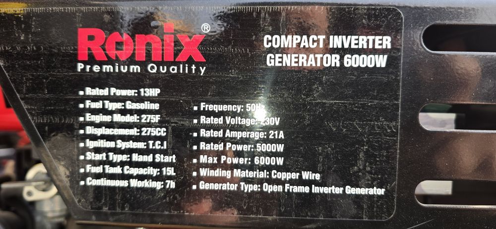 Генератор бензин Ronix 4772.