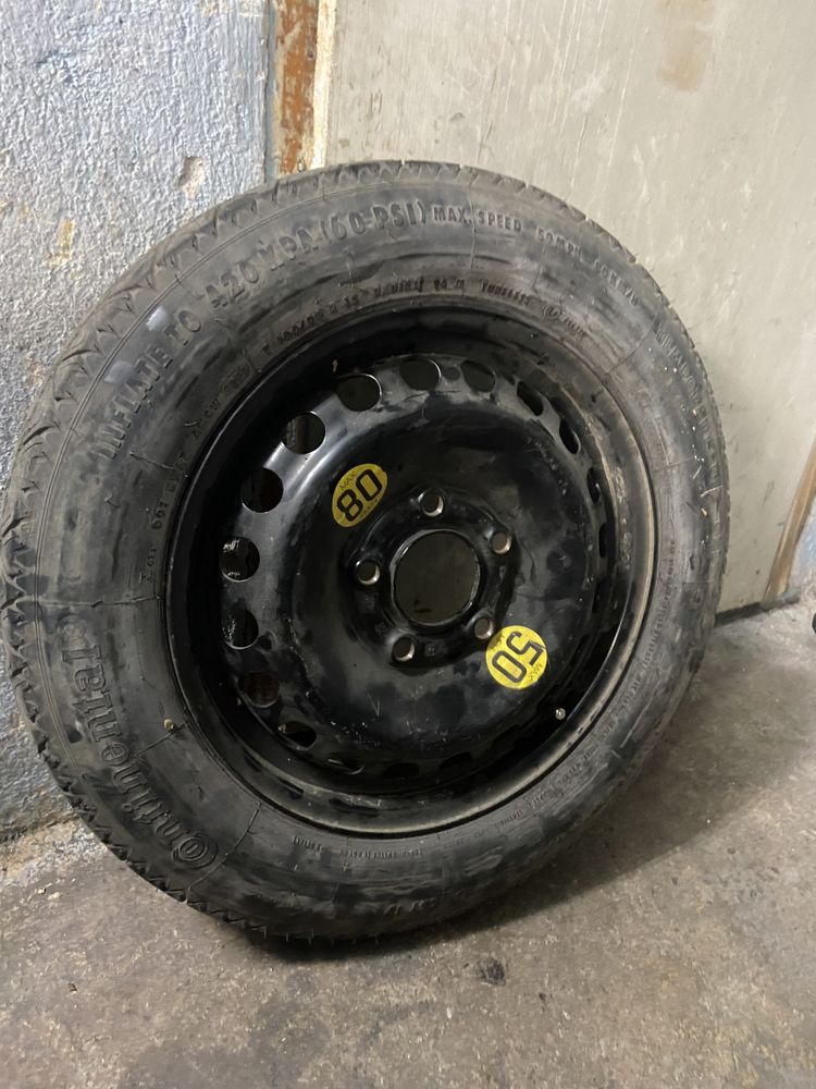 Резервна гума 5x120, патерица 5x120 за БМВ е46 оригинална BMW e46