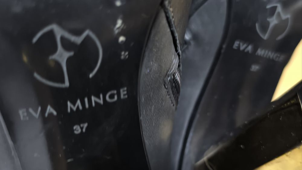 Дамски ботуши естествена кожа Eva Minge