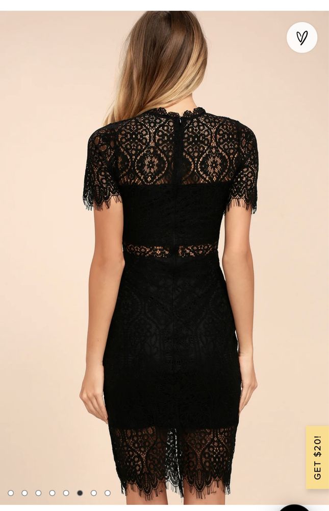 Rochie neagra dantela