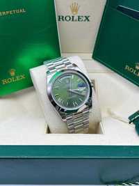 Rolex Day Date 40mm Olive Green Dial Automatic Platinum President