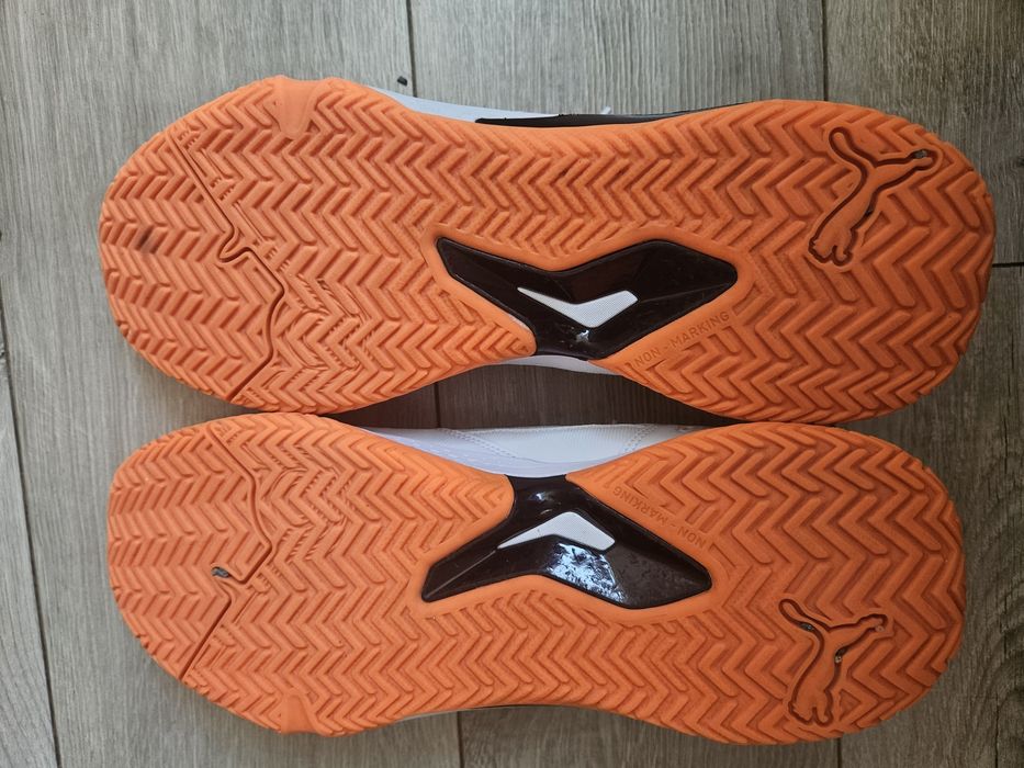 Puma номер 47 бяло/оранжево