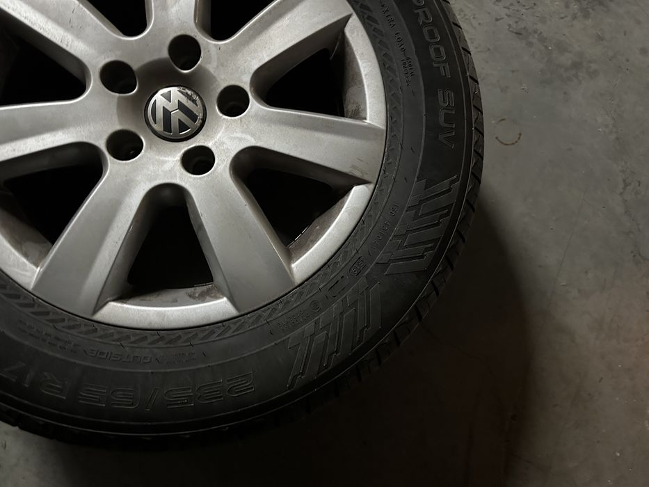 8 roti/2 seturi roti Touareg 5x130, vara si iarna 3300 ron