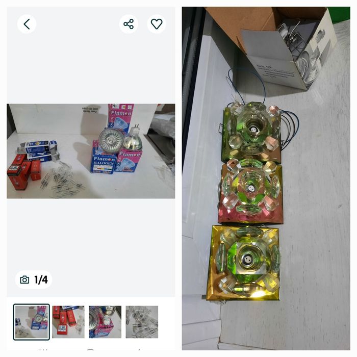 Лампочки и патроны для спотов ,Е14,MR16,G4 споты тоже продаются