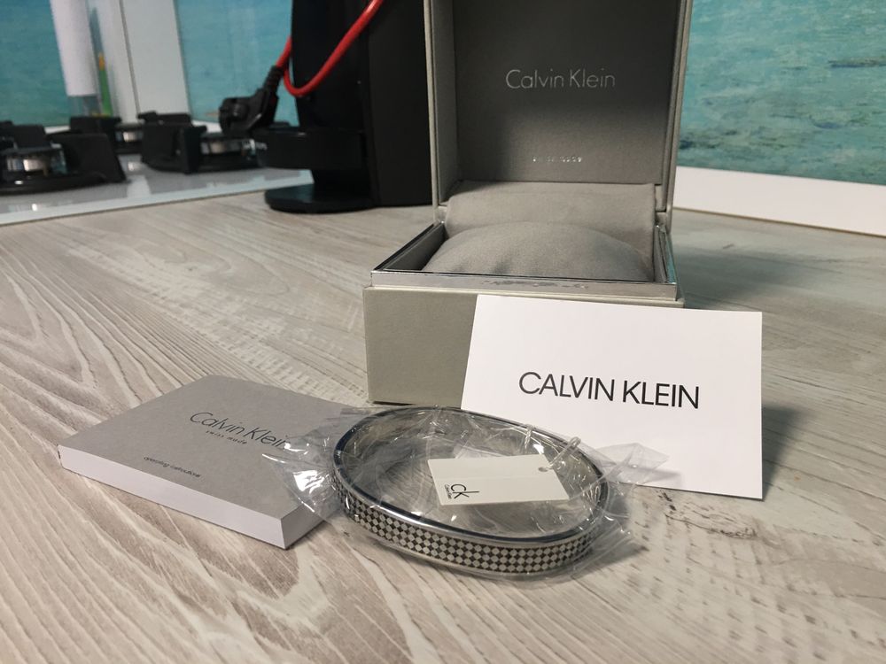 Brățară Calvin Klein Hook din oțel inoxidabil (transport gratuit)