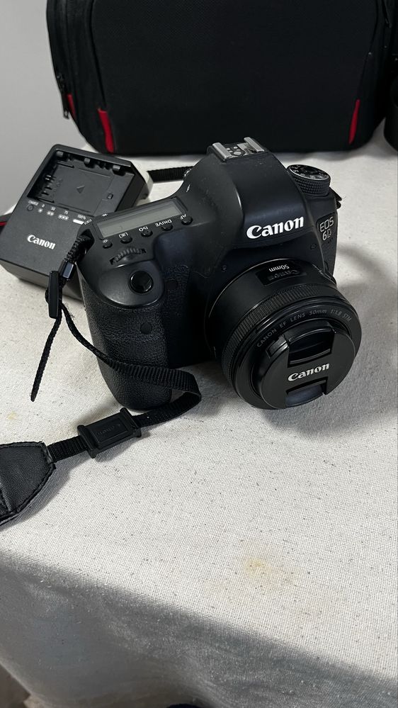 Canon 6d с обьективом 50мм 1.8