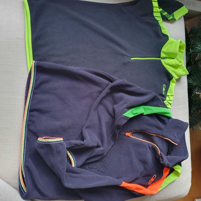 2 бр.Ски термо комплекта CMP: блузи,клин,чорапи,полари+ боне +ръкавици