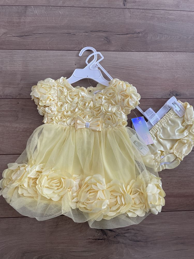 Set rochie eleganta, Nannette Baby, 6-9m