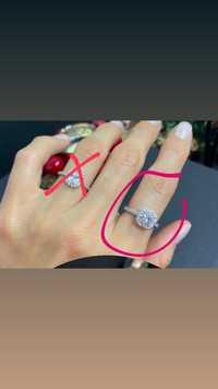 Дамски пръстен с много красив камък