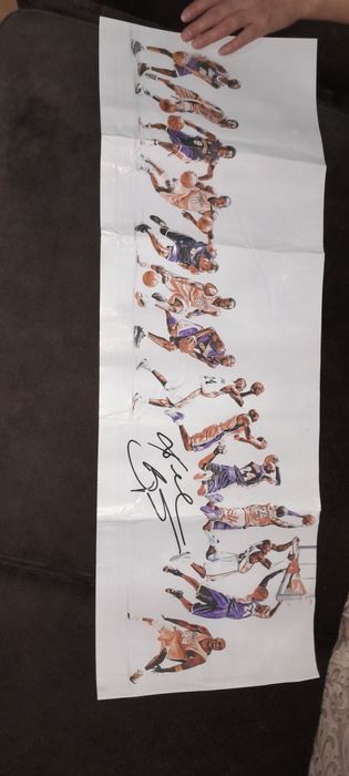 Плакат баскетбольный с Коби