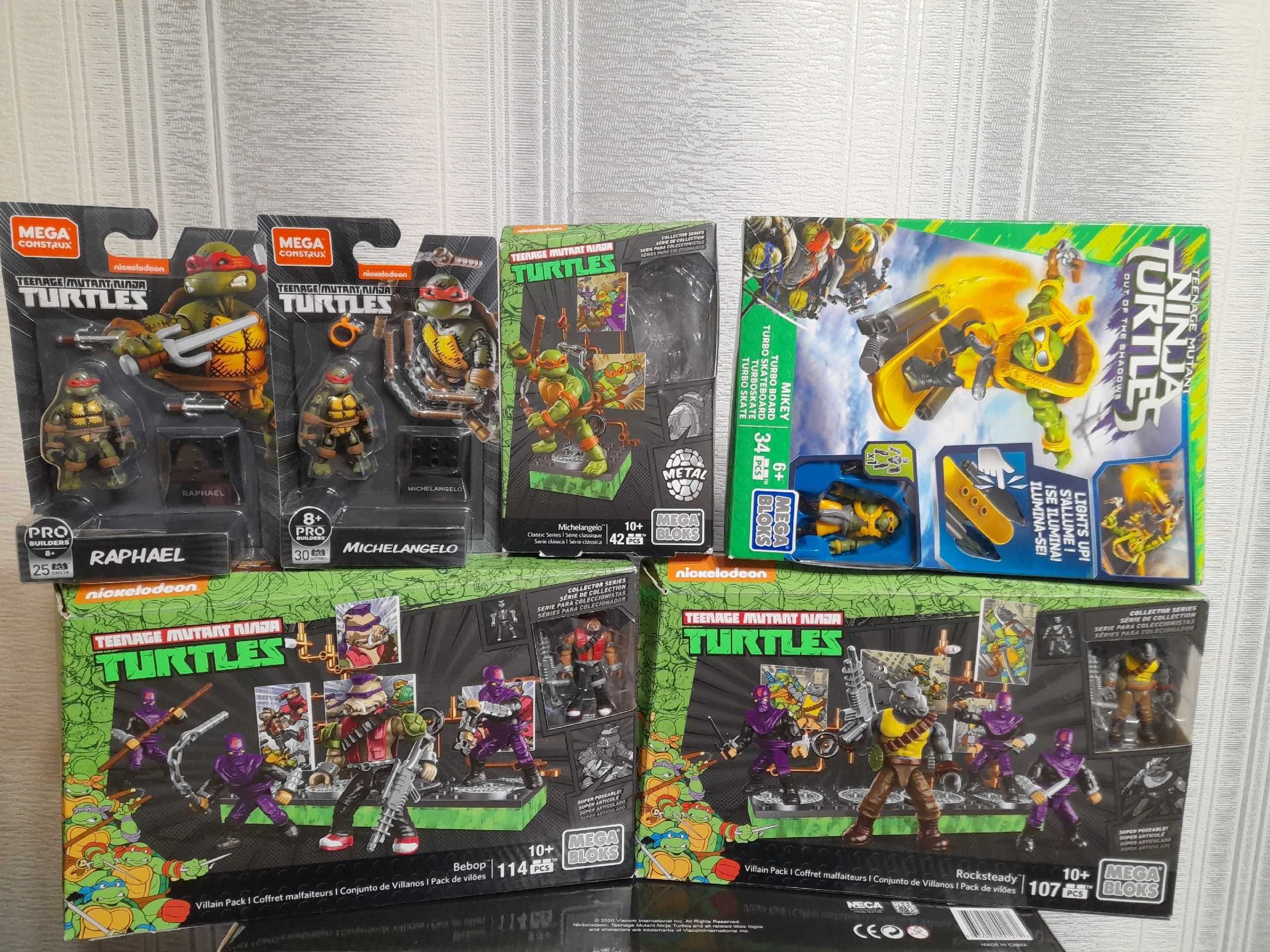 Продам оригинальные Фигурки WWE, TMNT от Neca, Mattel