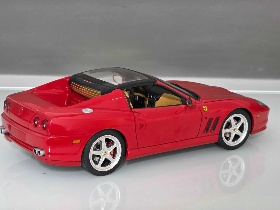 Macheta Auto 1/18 Hotwheels Elite Ferrari 575 Super America