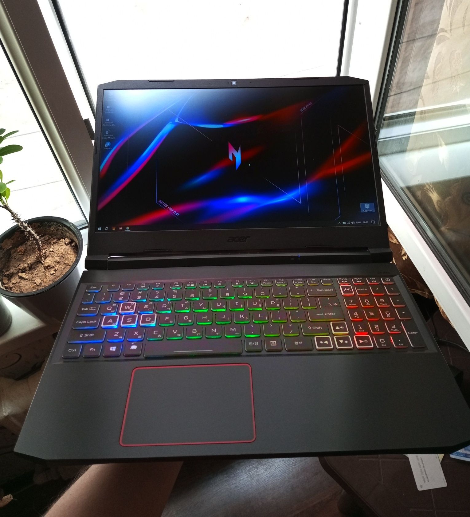 Acer NITRO 5 GAMING Ssd 1TB+256Gb/DDR 6/Core i5. Игровой мощный I