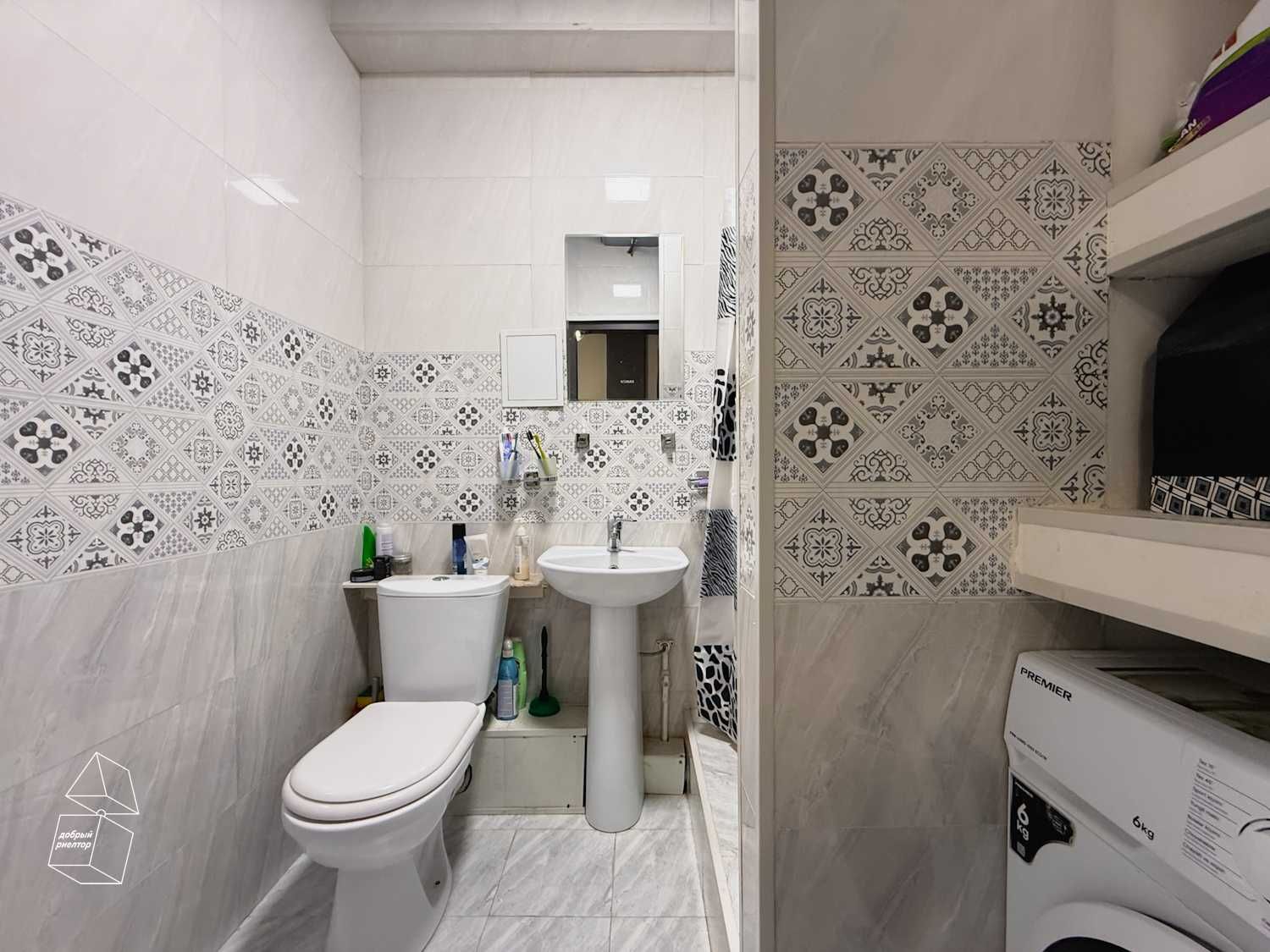 (Добрый) Махтумкули, 40 м², 1/9/9, Крафтовая квартира