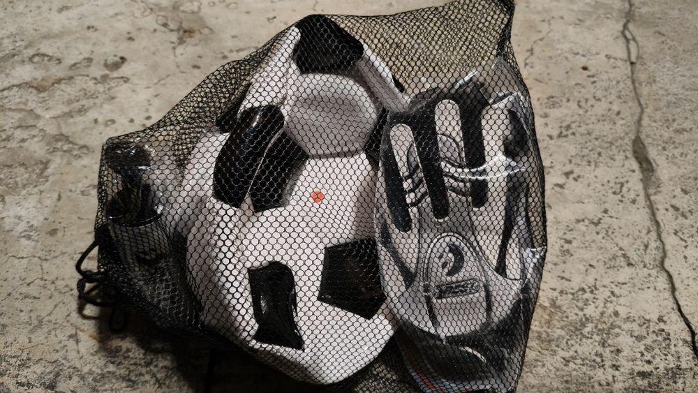 Set fotbal mingie mănuși pompa