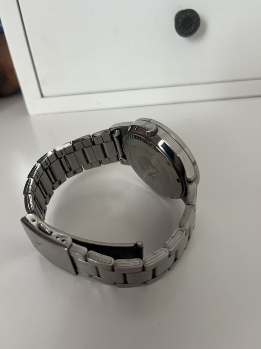 Ceas barbatesc Quartz Argintiu