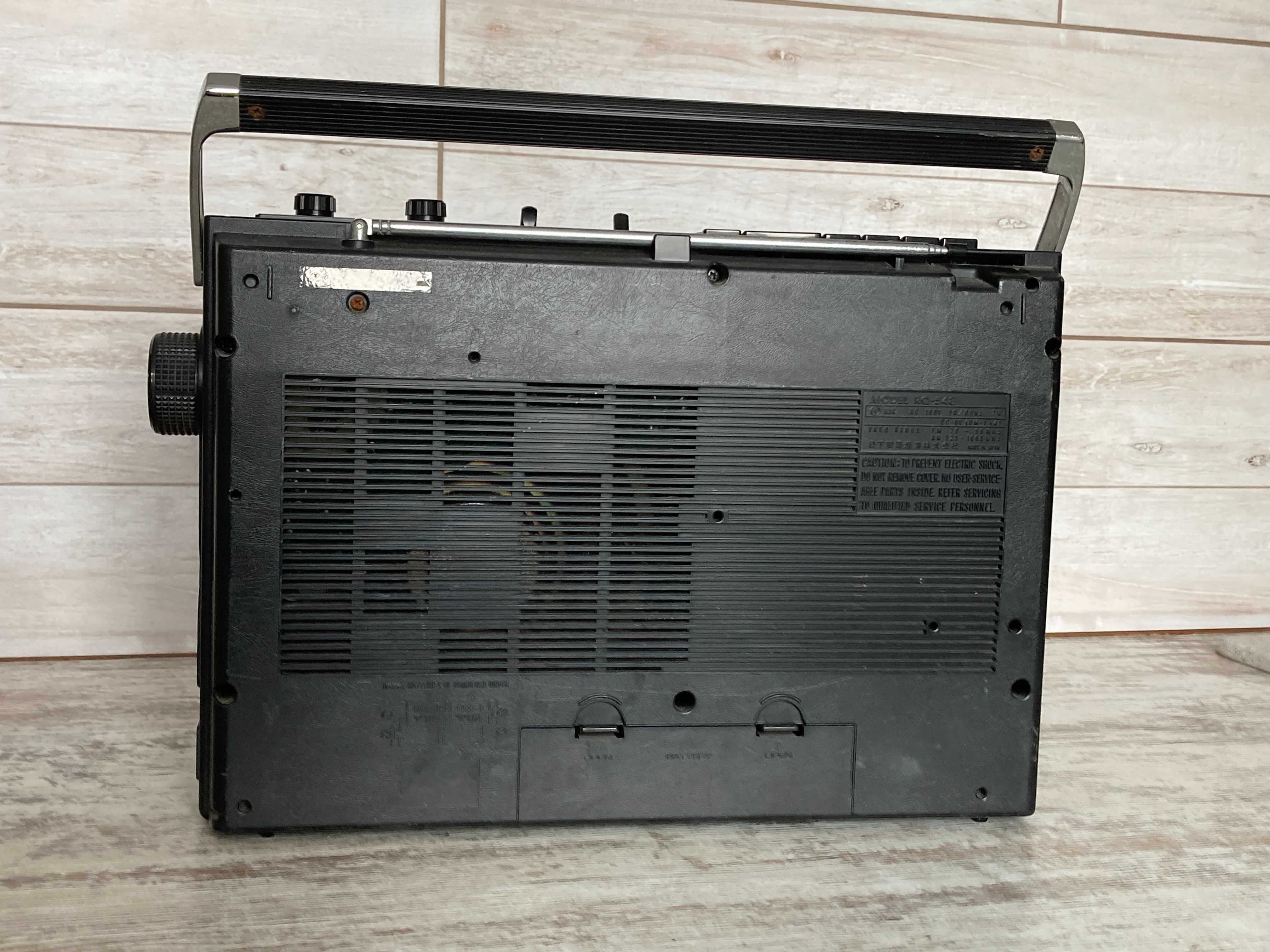Японский кассетный магнитофон National RQ-548 Аудиокассета, Радио, AUX