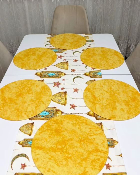 Раннери, скатерти, подушки