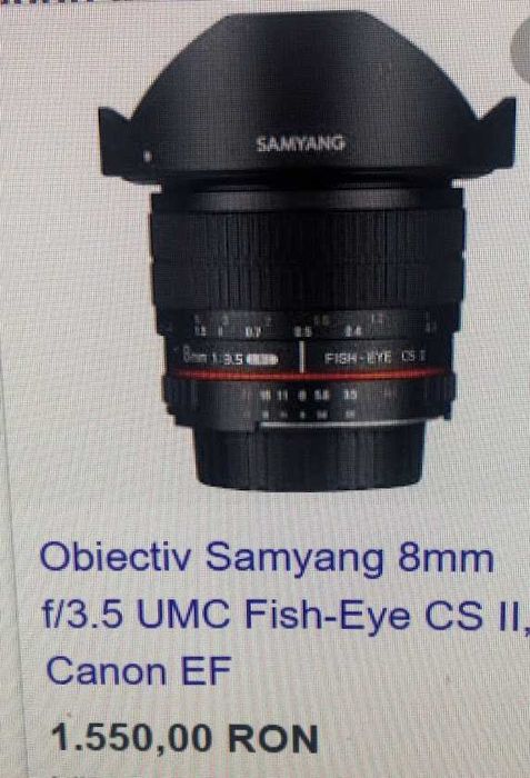 Samyang 8mm f/3.5 Fish-Eye CS