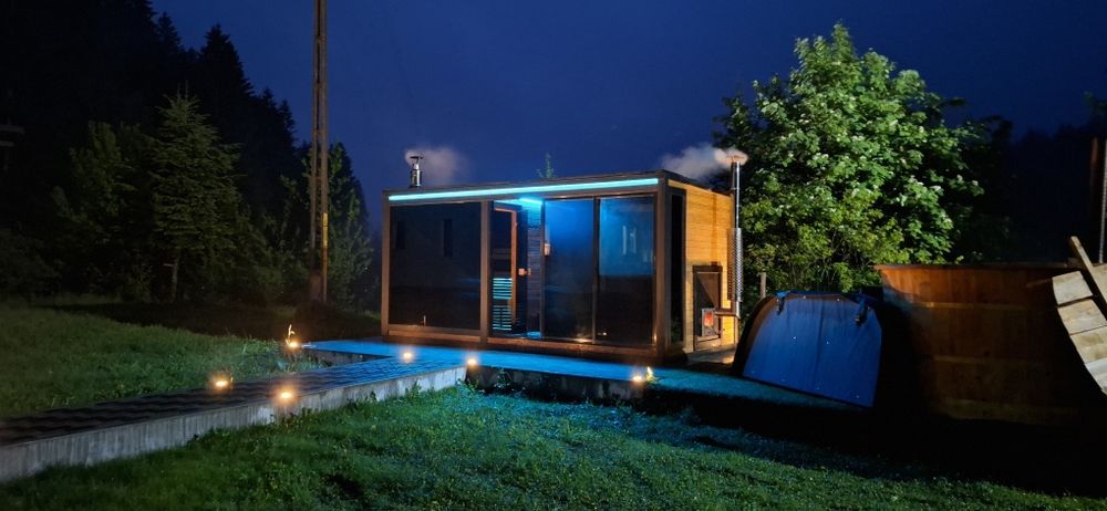 Monaco lux Spa 2in1 Sauna si ciubar acril