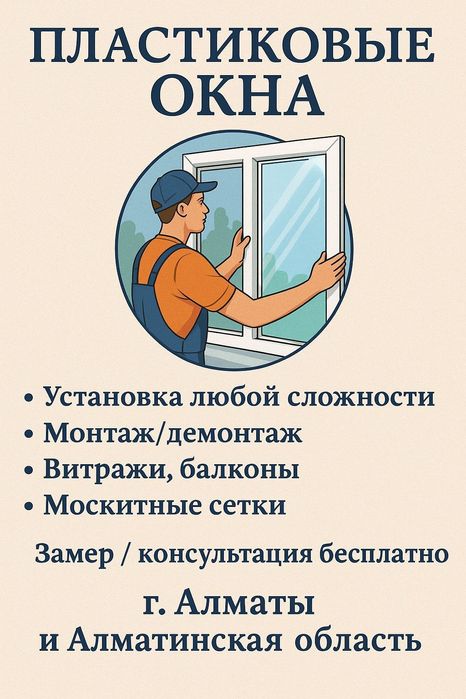 Пластиковые окна, маскидные сетки, панорамные окна
