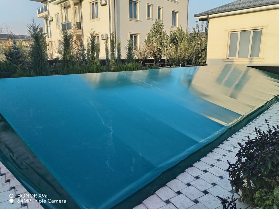 Бассейн тент ойна салафан установка