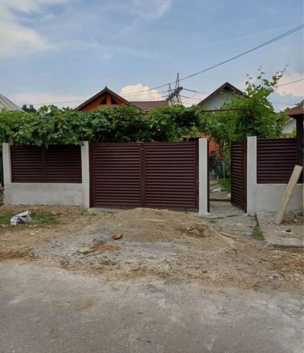 Garduri din sipca metalica, panou tip jaluzele, tabla, plasa si BCA