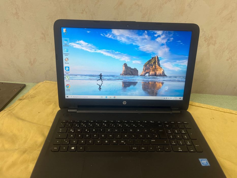 Лаптоп HP 8gb ram 120gb ssd windows 10