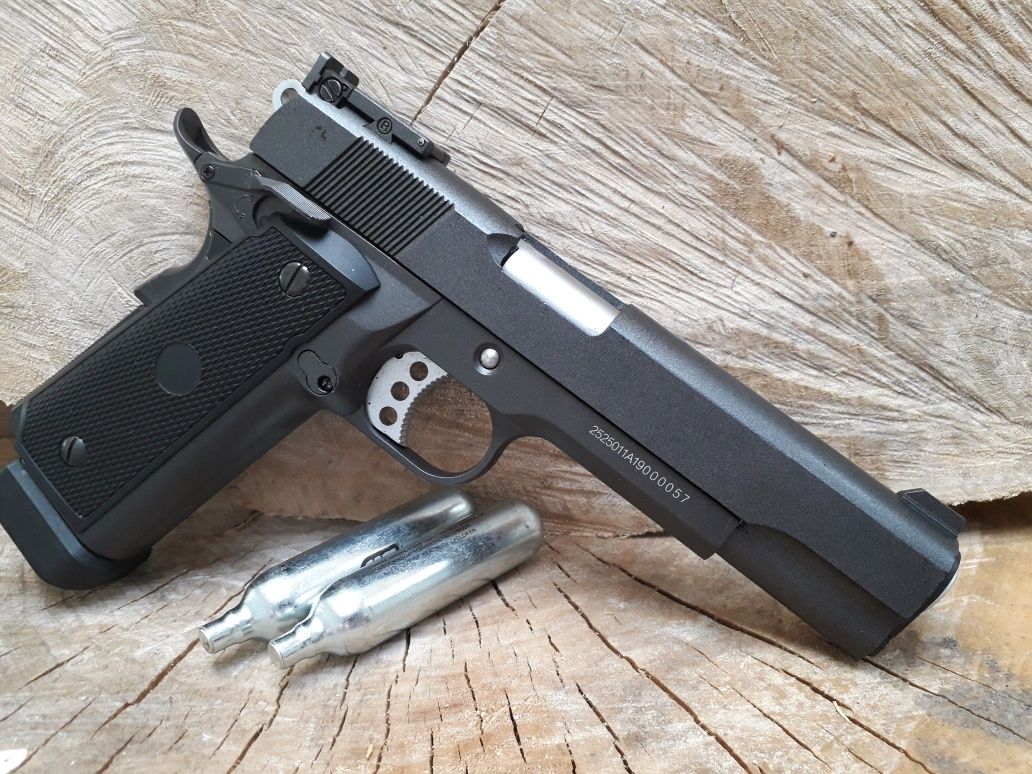 REDUS Colt1911 FullMetal Recul Upgradat 4.5j Co2+CUTIE pistol airsoft