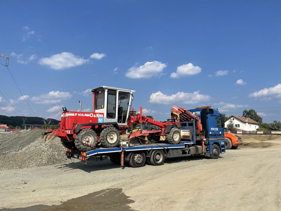 Tractari auto si transport utilaje cu trailer/platforma nonstop