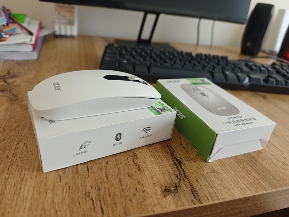 Блутуз мышка acer с индикатором батареи