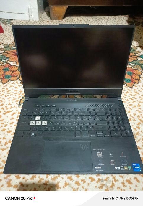 Igravoy kuchli noutbuk: Asus TUF Gaming FX517Z (F15)