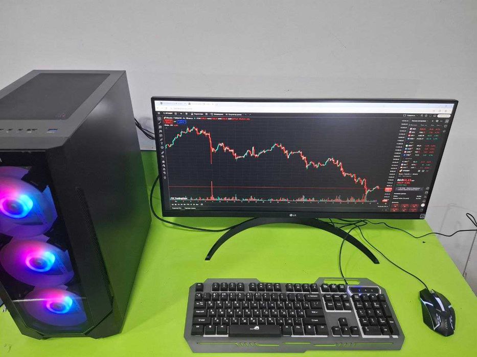 LG 29'' Ultra Wide - i5 10400F/16Gb/RX580/256gB SSD/500GB HDD