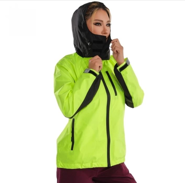 Geaca de ploaie bicicleta impermeabilă 10k WuliBike, ușoară, NOU