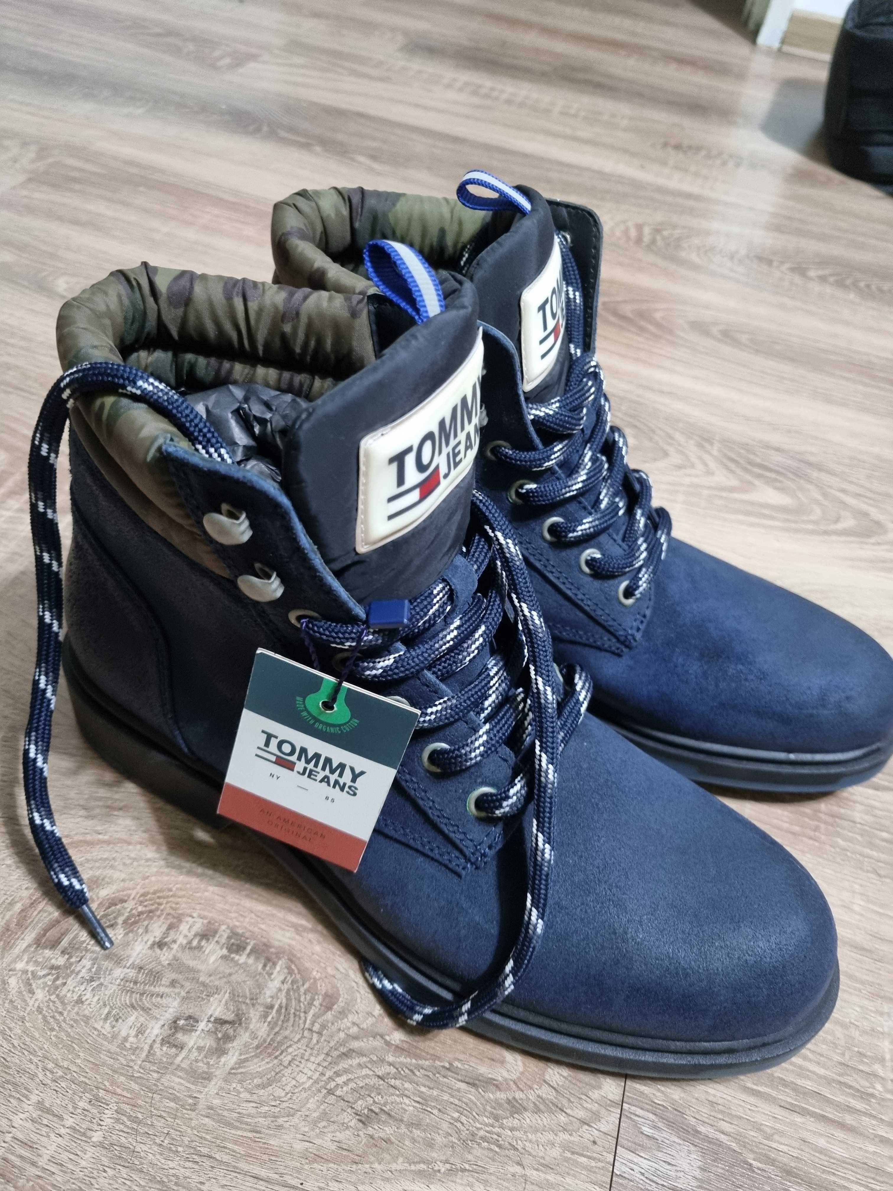 Ghete de Barbati - Tommy Jeans Originali de primavara - deep blue