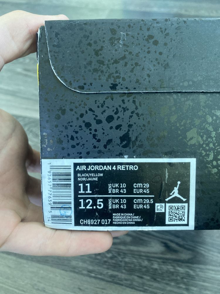 jordan 4 yellow thunder СПЕШНО