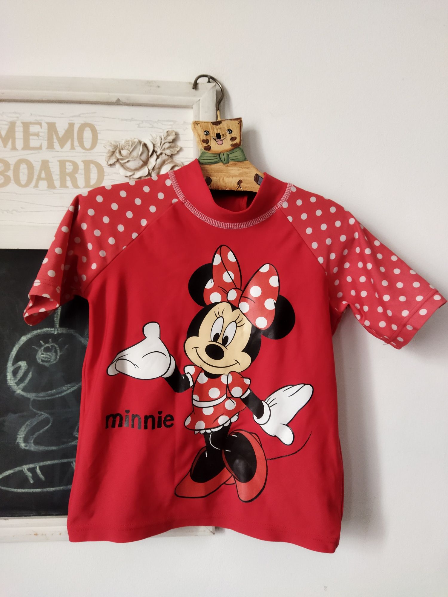 Costum de baie cu protecție solara Minnie Mouse fetițe 2-3 ani 98