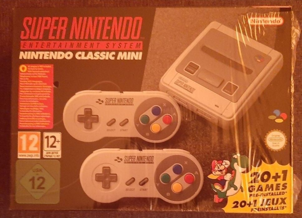 Новая игровая консоль SNES Nintendo Classic Mini