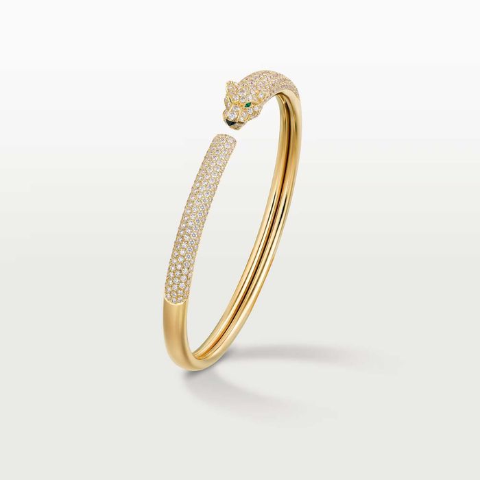 CARTIER Panthere de Cartier Gold Diamonds Дамска Гривна