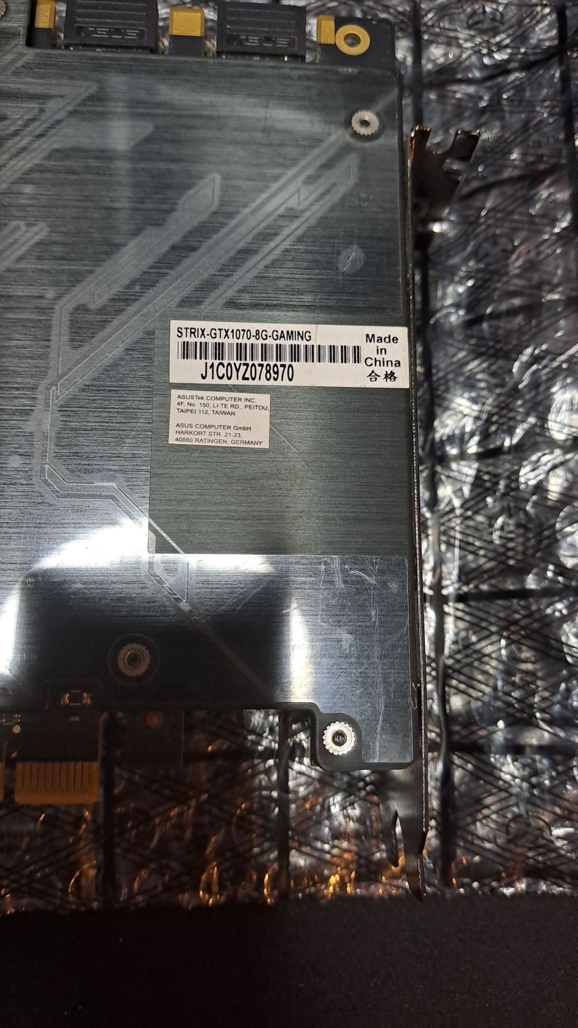 Placa video ASUS GeForce® GTX 1070 STRIX, 8GB GDDR5, 256-bit
