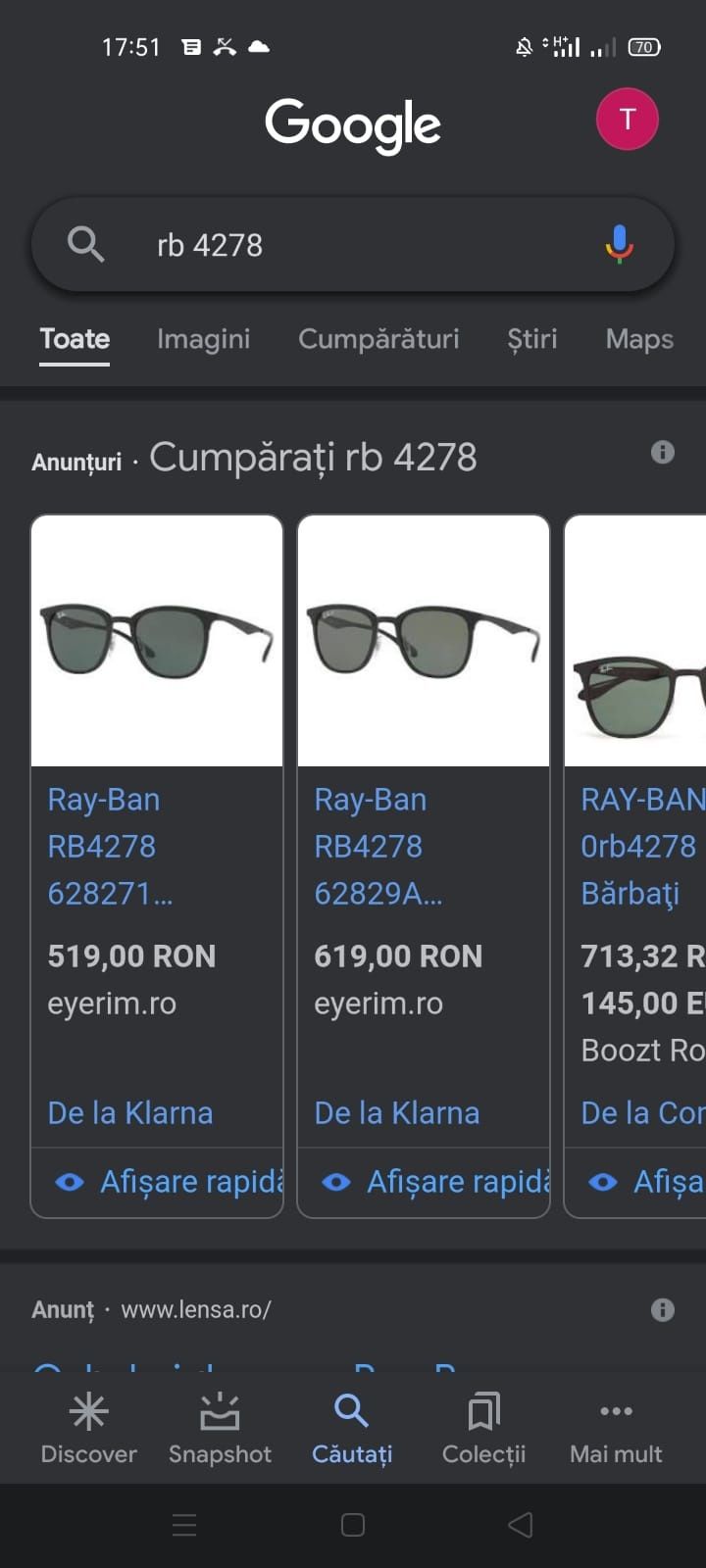 Ochelari de soare Ray Ban polarizati