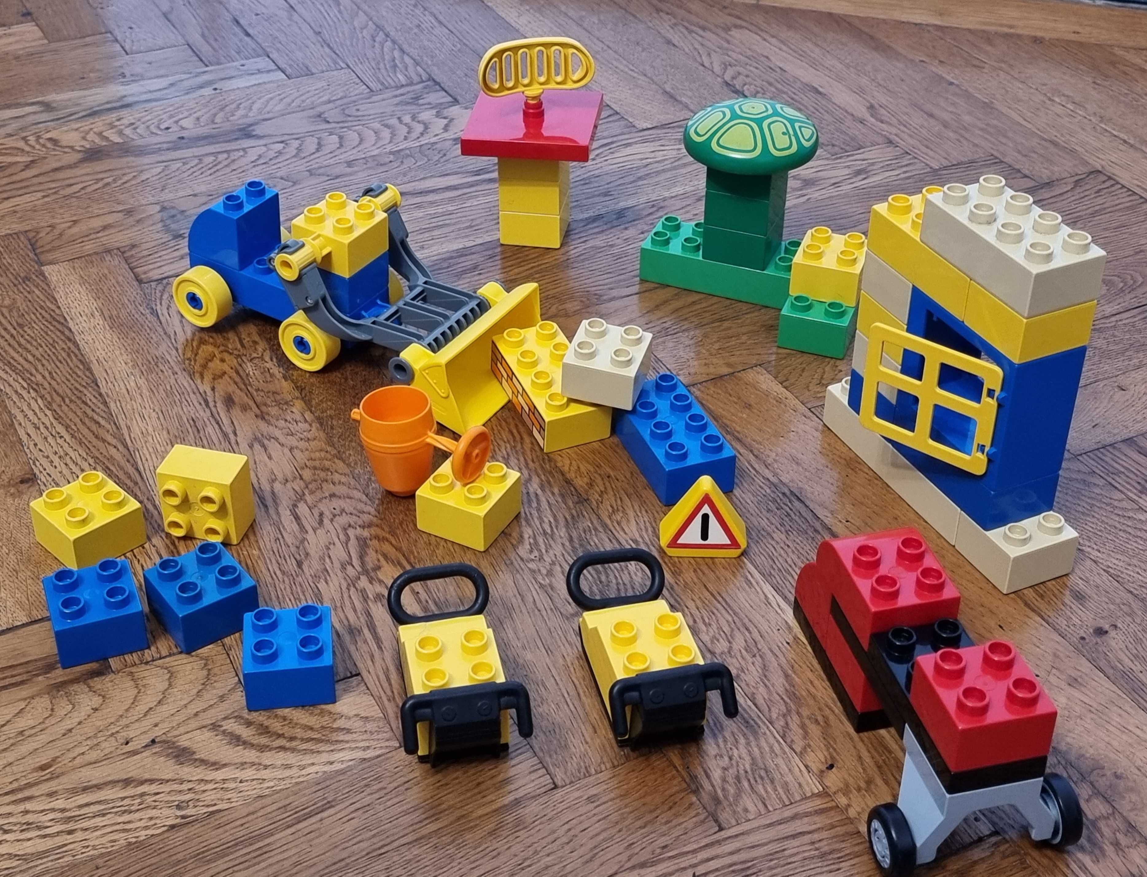 Lego Duplo santier, vehicule constructii, compactor