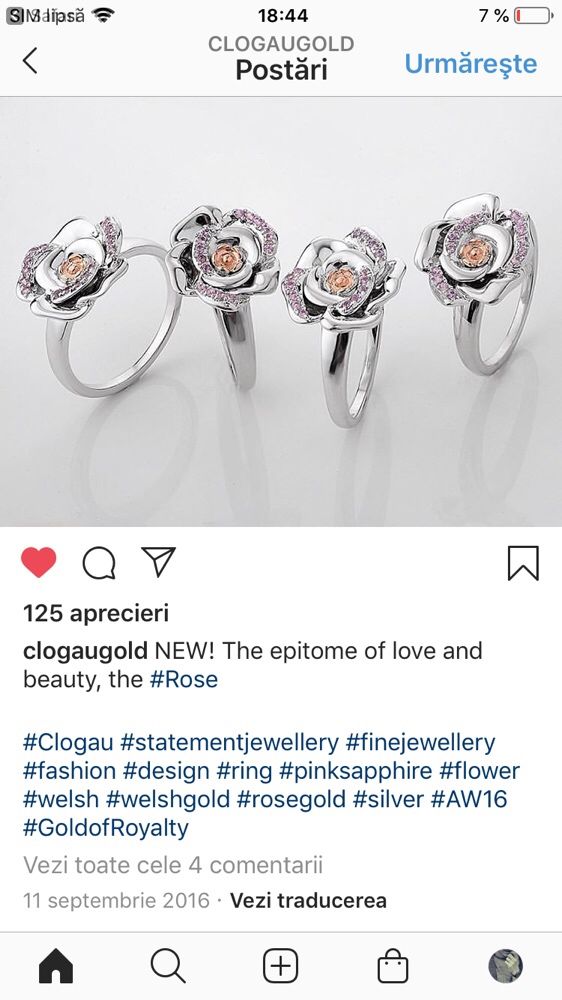 Lichidare de stoc bijuterii: cercei, inele, bratari Clogau Londra.