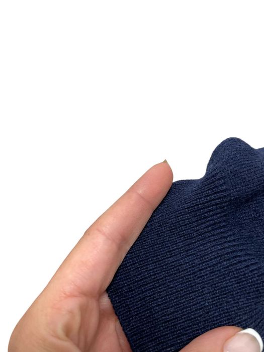 NINA PACARI размер L дамски кашмирен пуловер 100% КАШМИР син