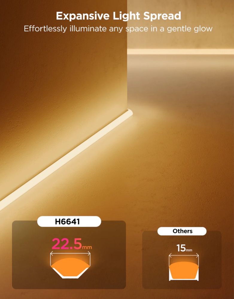 Govee neon rope light Цветна светлина синхронизация на музика